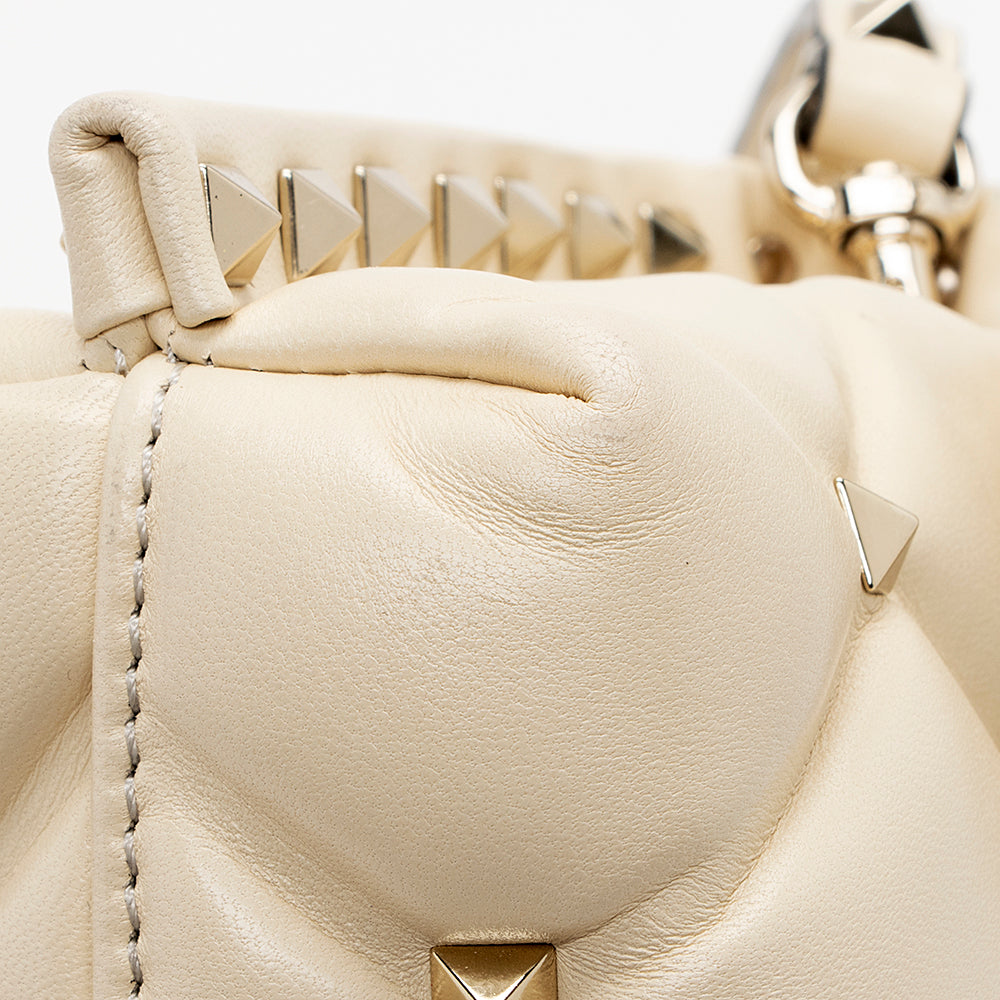 Valentino Lambskin Candystud Spike Wristlet (SHF-17342)