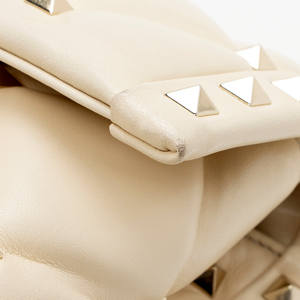 Valentino Lambskin Candystud Spike Wristlet (SHF-17342)