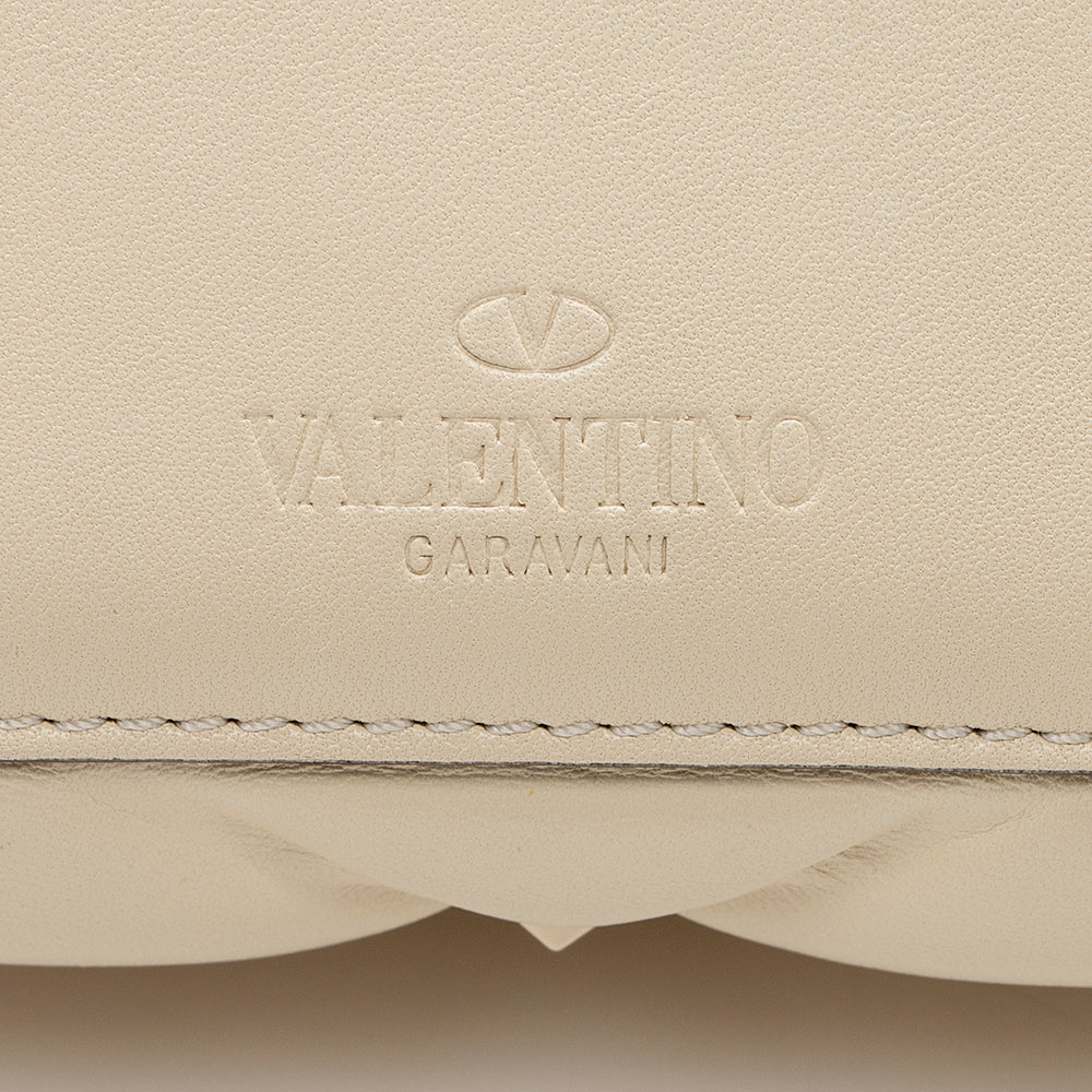 Valentino Lambskin Candystud Spike Wristlet (SHF-17342)