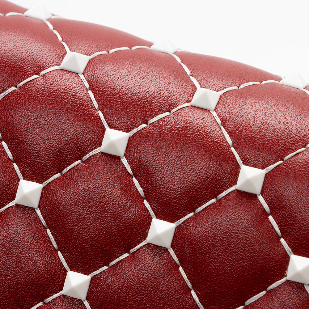 Valentino Lambskin Rockstud Spike Crossbody Clutch (SHF-16281)