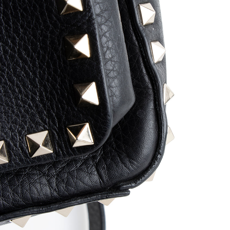 Valentino Leather Rockstud Mini Backpack (SHF-17289)