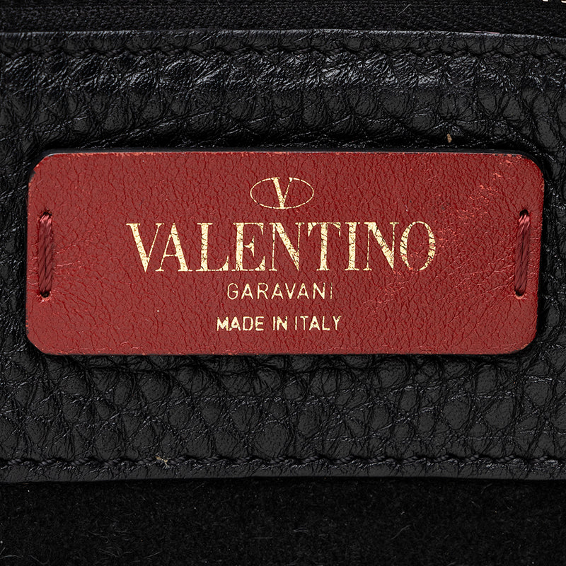 Valentino Leather Rockstud Shopper Tote (SHF-18507)