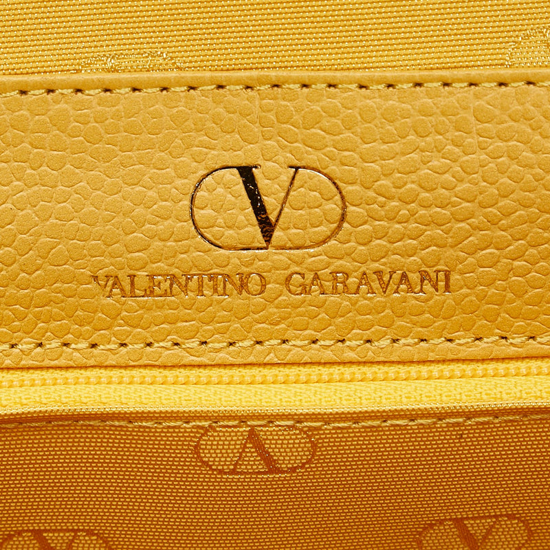 Valentino Leather Top Handle Satchel (SHG-35510)