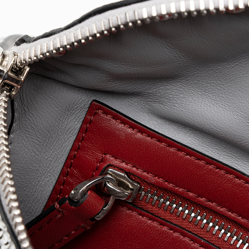 Valentino Rosso V. Grainy Leather Rockstud Belt Bag Size 75 Valentino