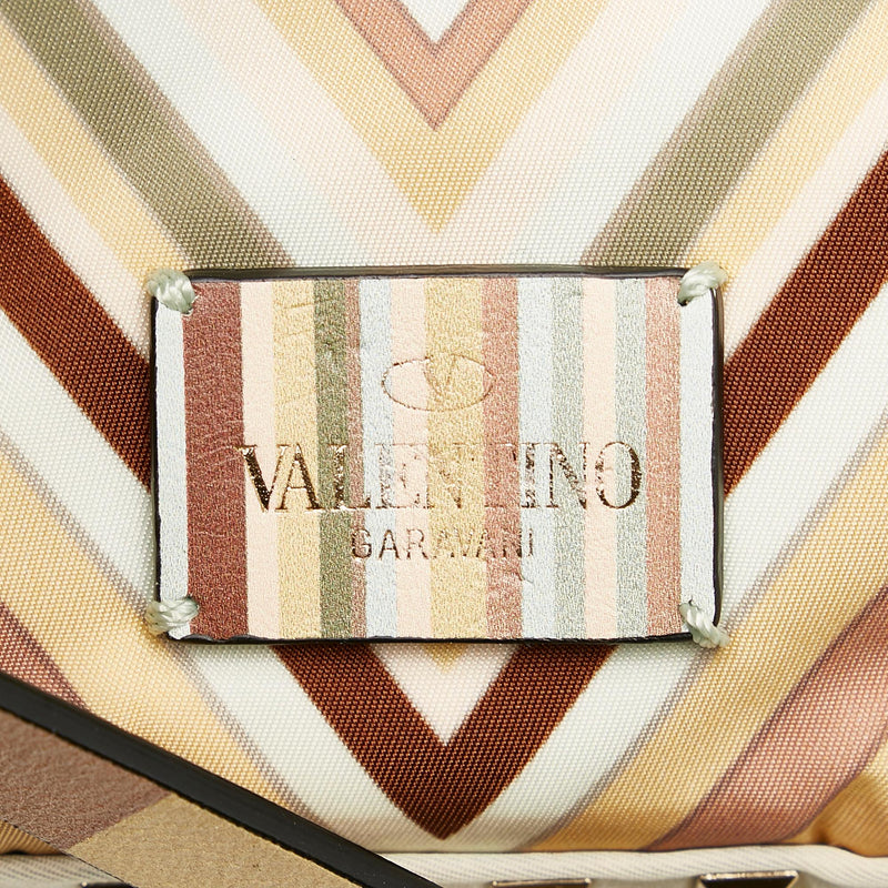 Valentino Multicolor Nylon 1975 Rockstud Mini Backpack Bag