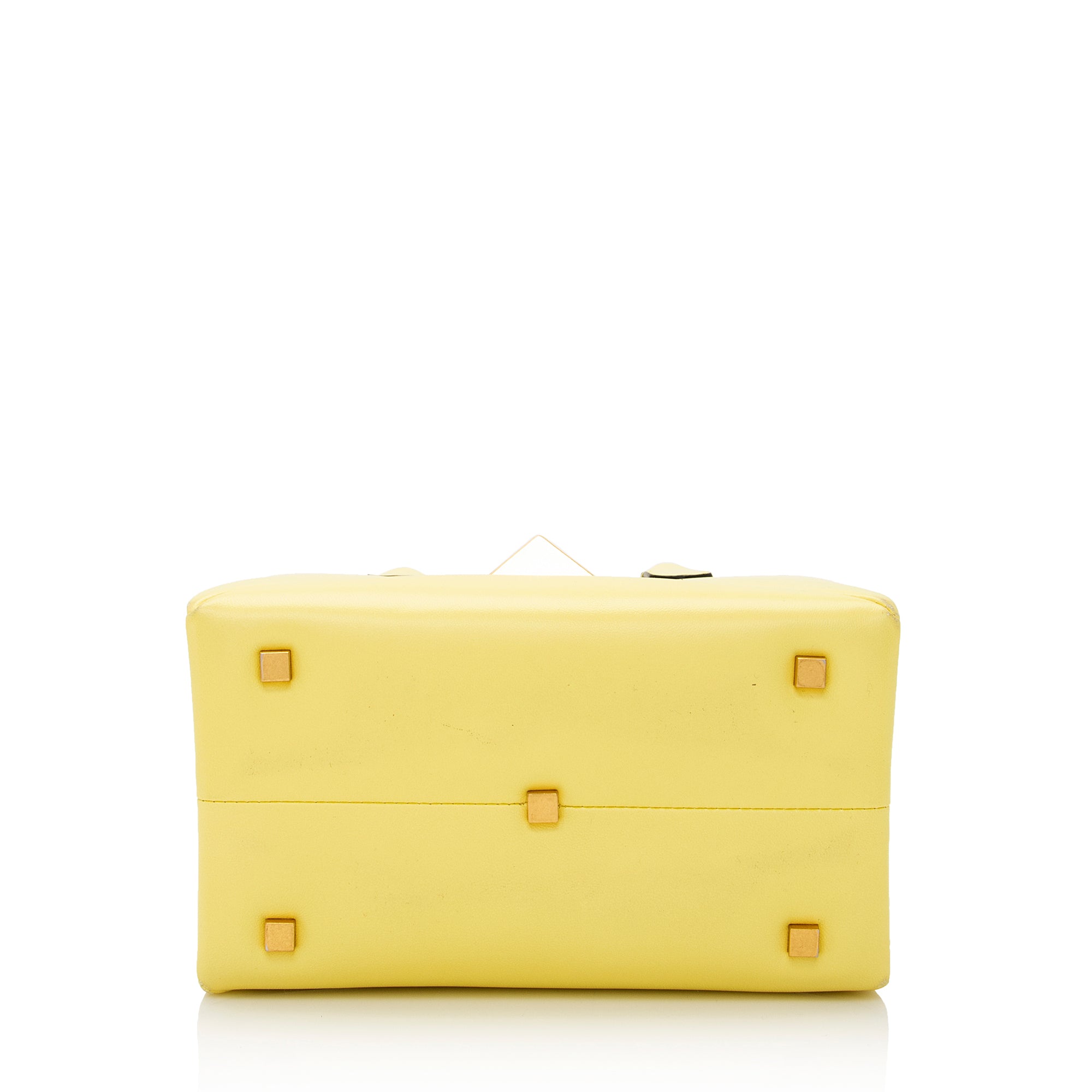 Valentino Nappa Leather One Stud Small Tote (SHF-22202)