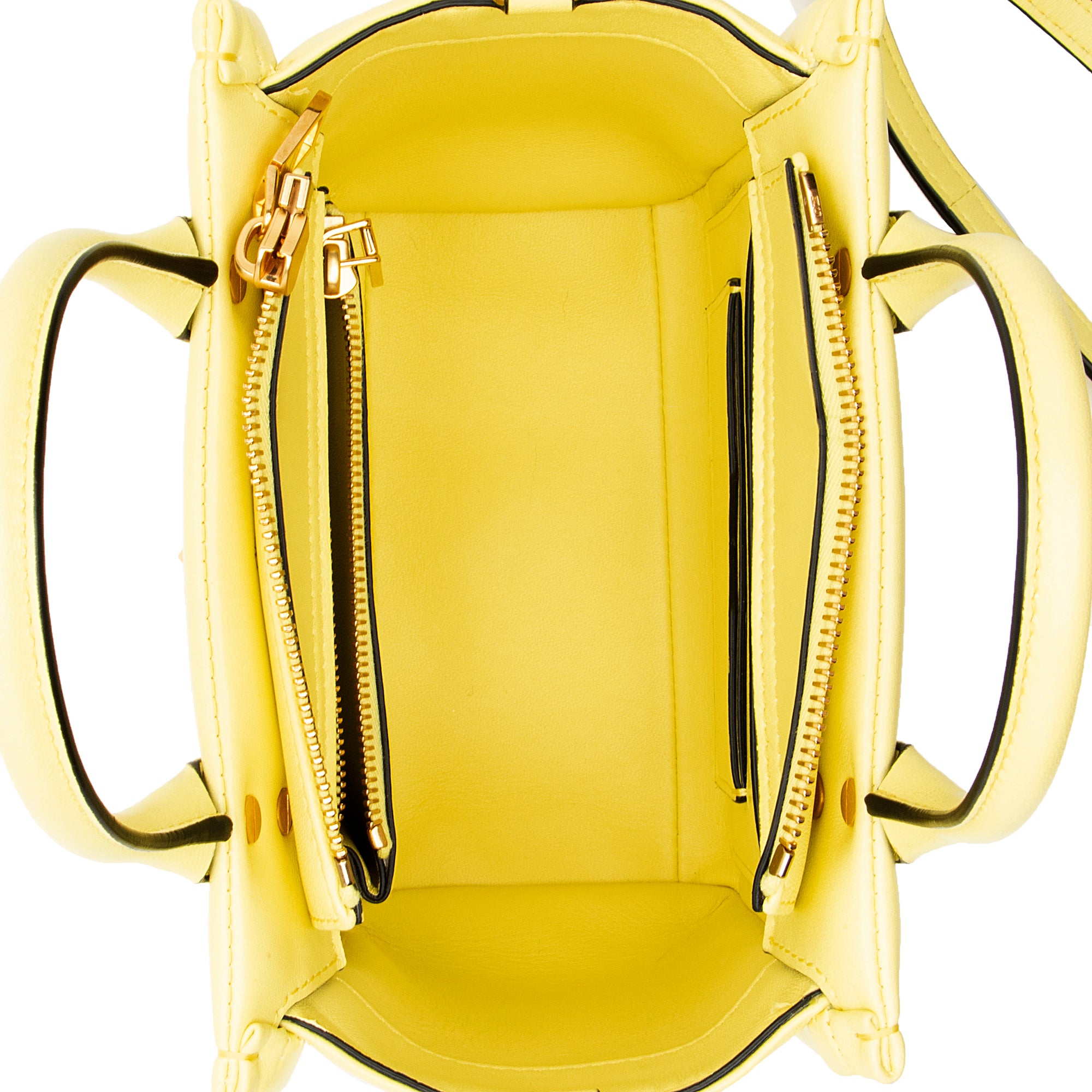 Valentino Nappa Leather One Stud Small Tote (SHF-22202)