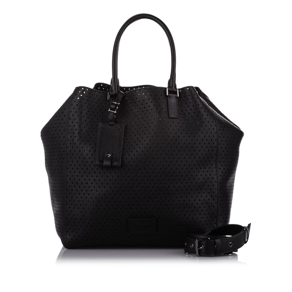 Valentino Perforated Leather Tote (SHG-24335)