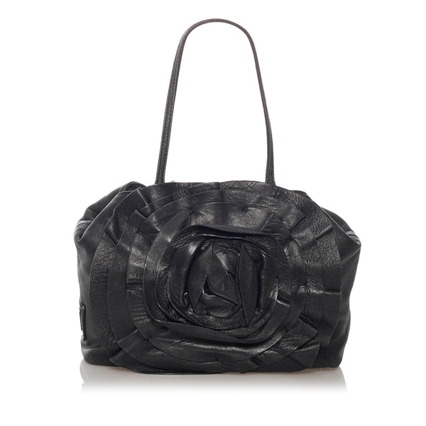 Valentino Petale Leather Shoulder Bag (SHG-28242)