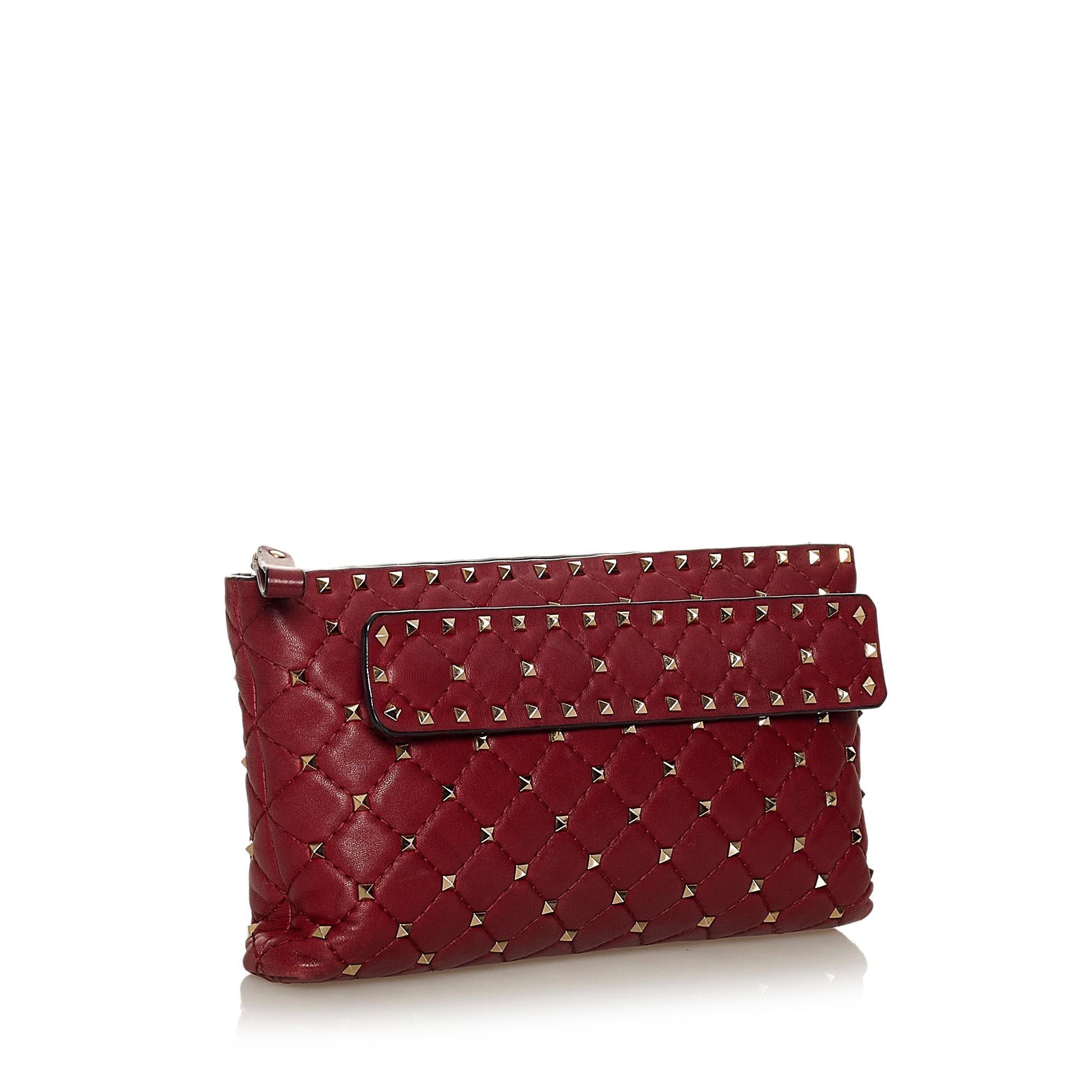 Valentino Rockstud Clutch Bag (SHG-37650)