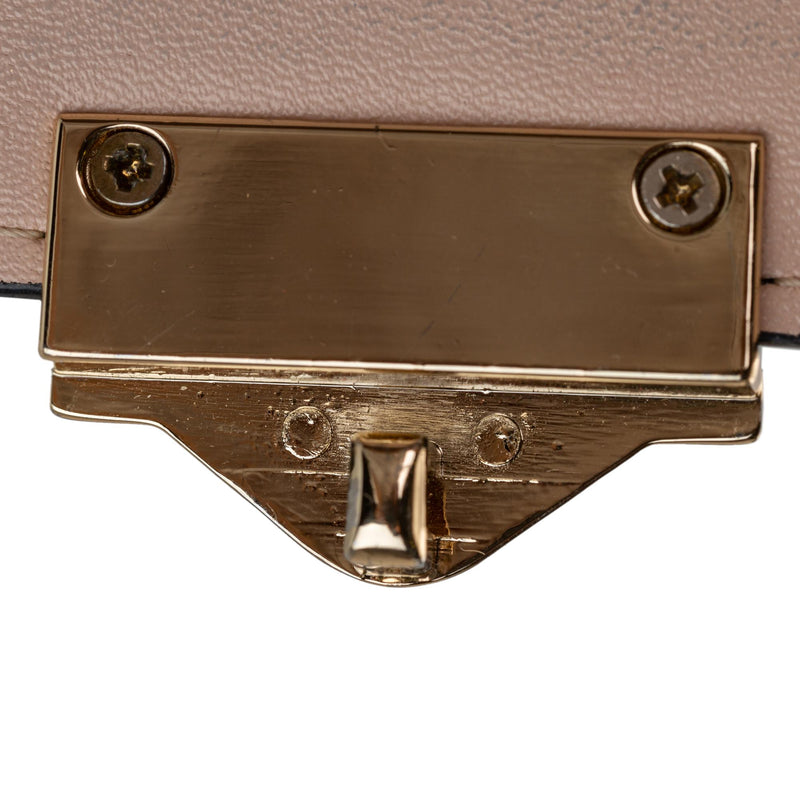 Valentino Rockstud Glam Lock Patent Leather Crossbody Bag (SHG-34296)