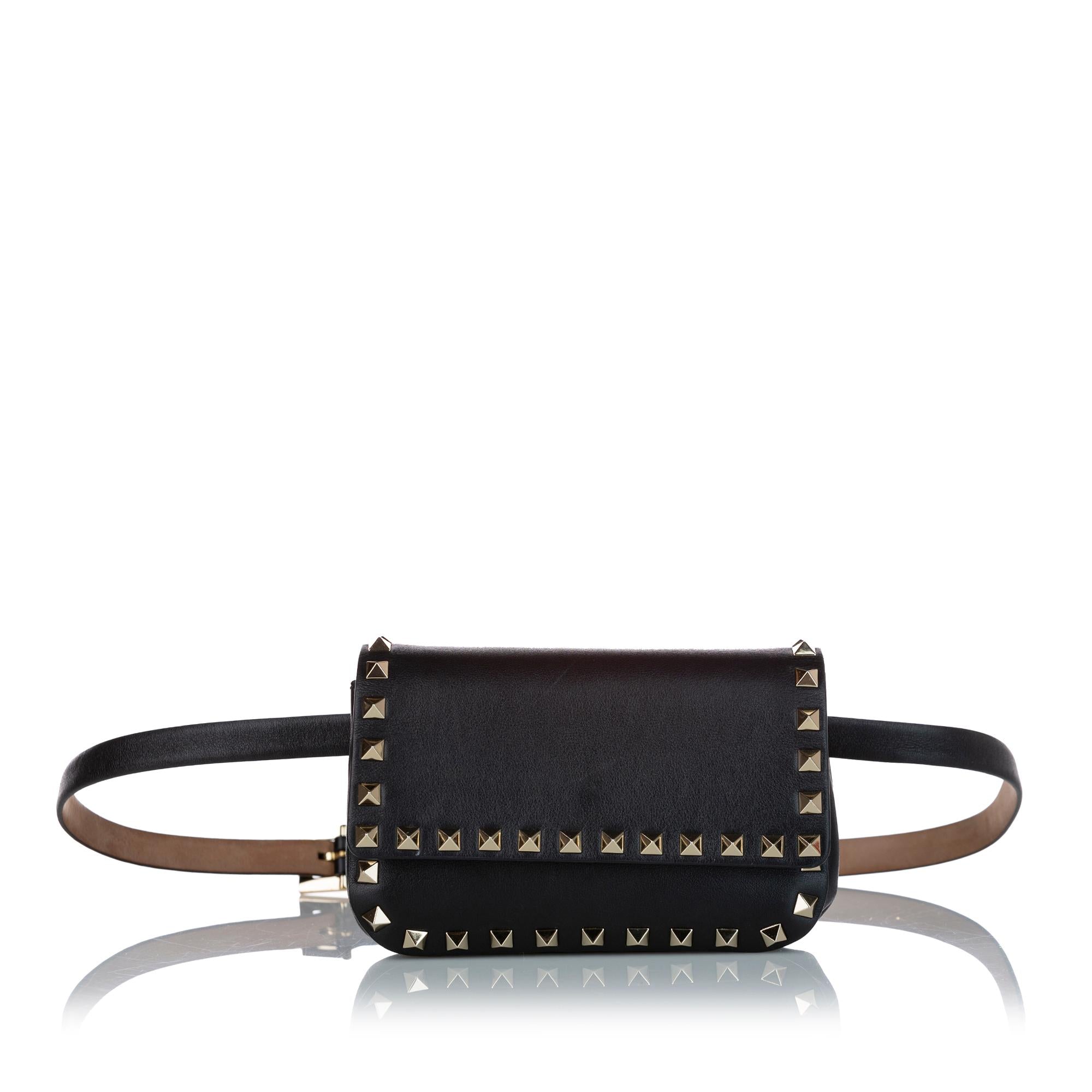 Valentino Rockstud Leather Belt Bag (SHG-28759)