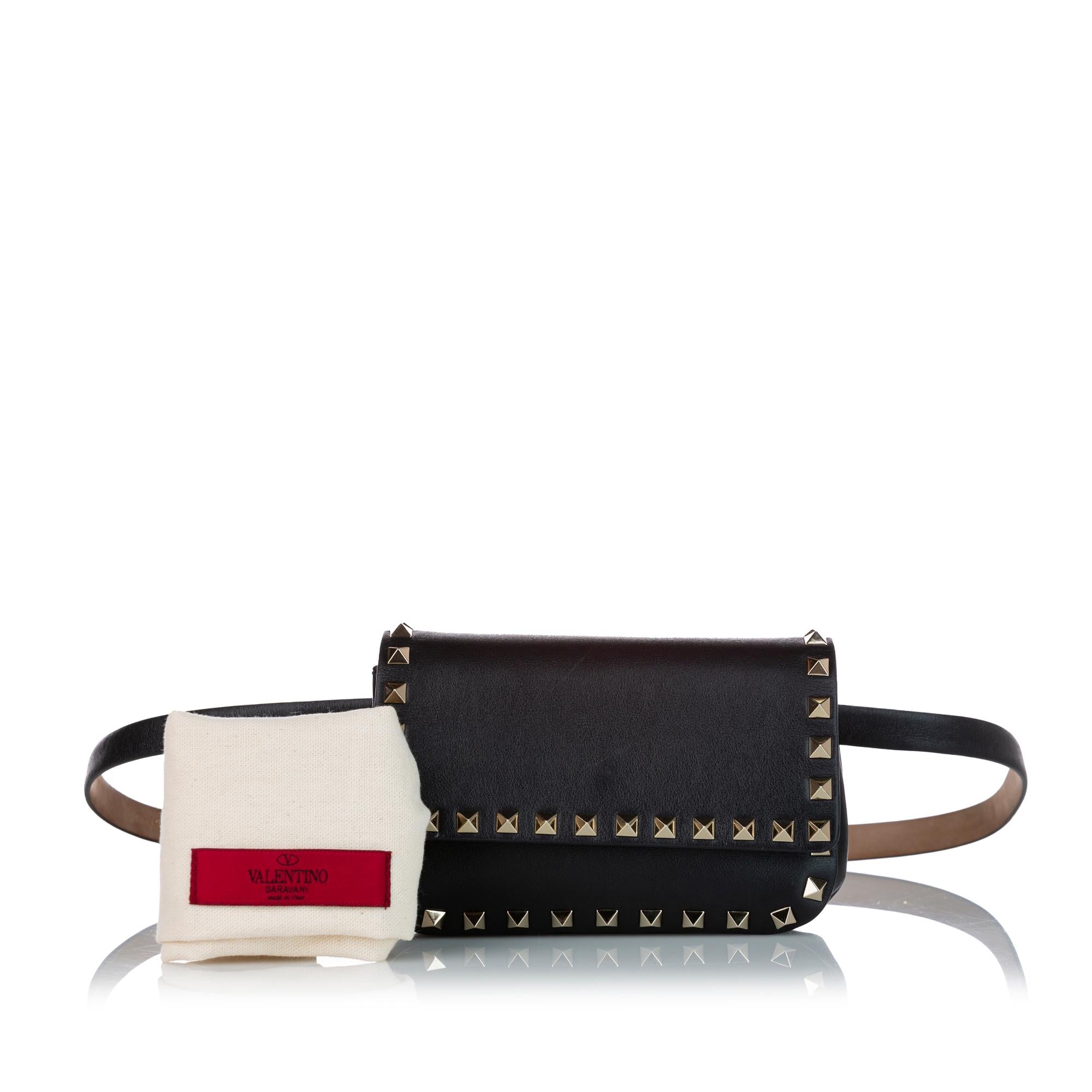 Valentino Rockstud Leather Belt Bag (SHG-28759)