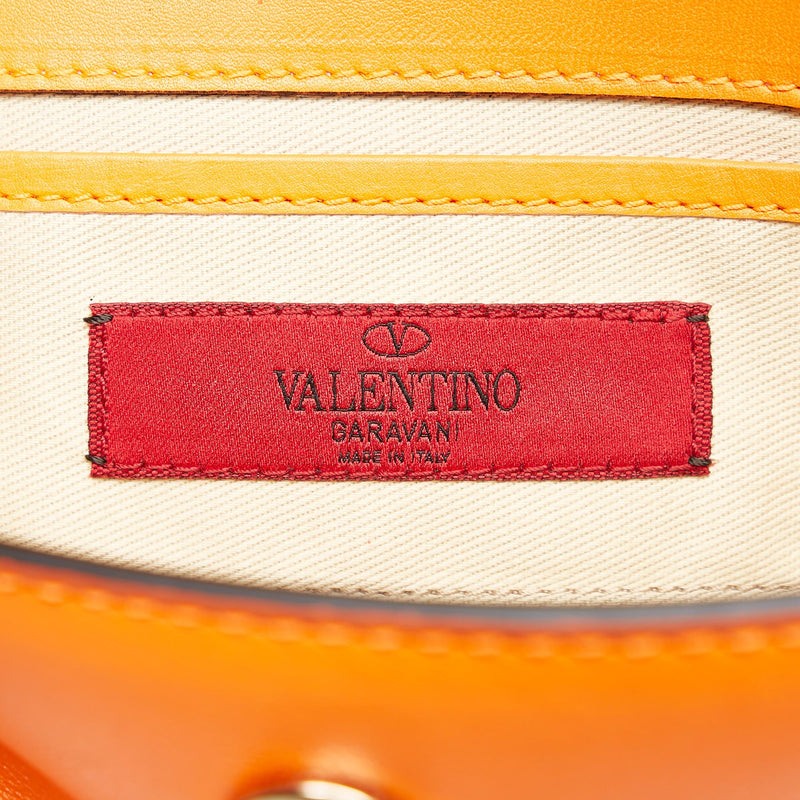 Valentino Rockstud Leather Clutch Bag (SHG-33541)