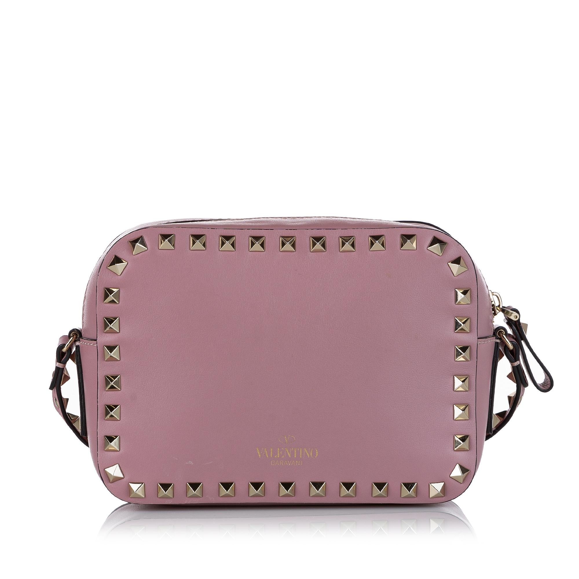 Valentino Rockstud Leather Crossbody Bag (SHG-24096)