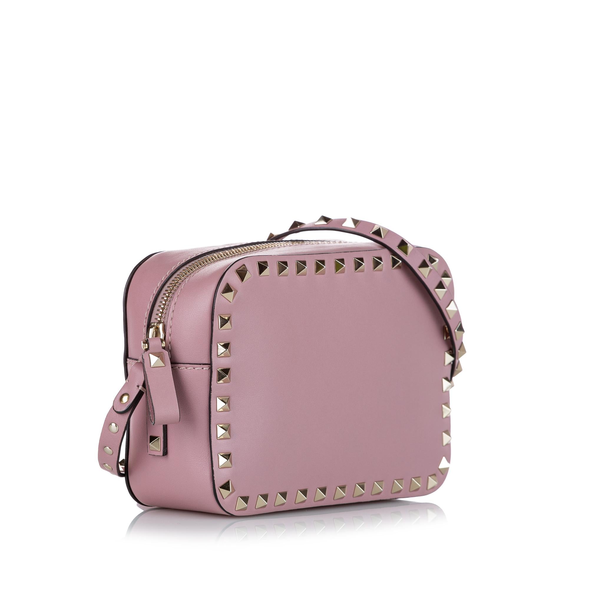 Valentino Rockstud Leather Crossbody Bag (SHG-24096)