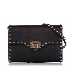 Valentino Rockstud Leather Crossbody Bag (SHG-27479)
