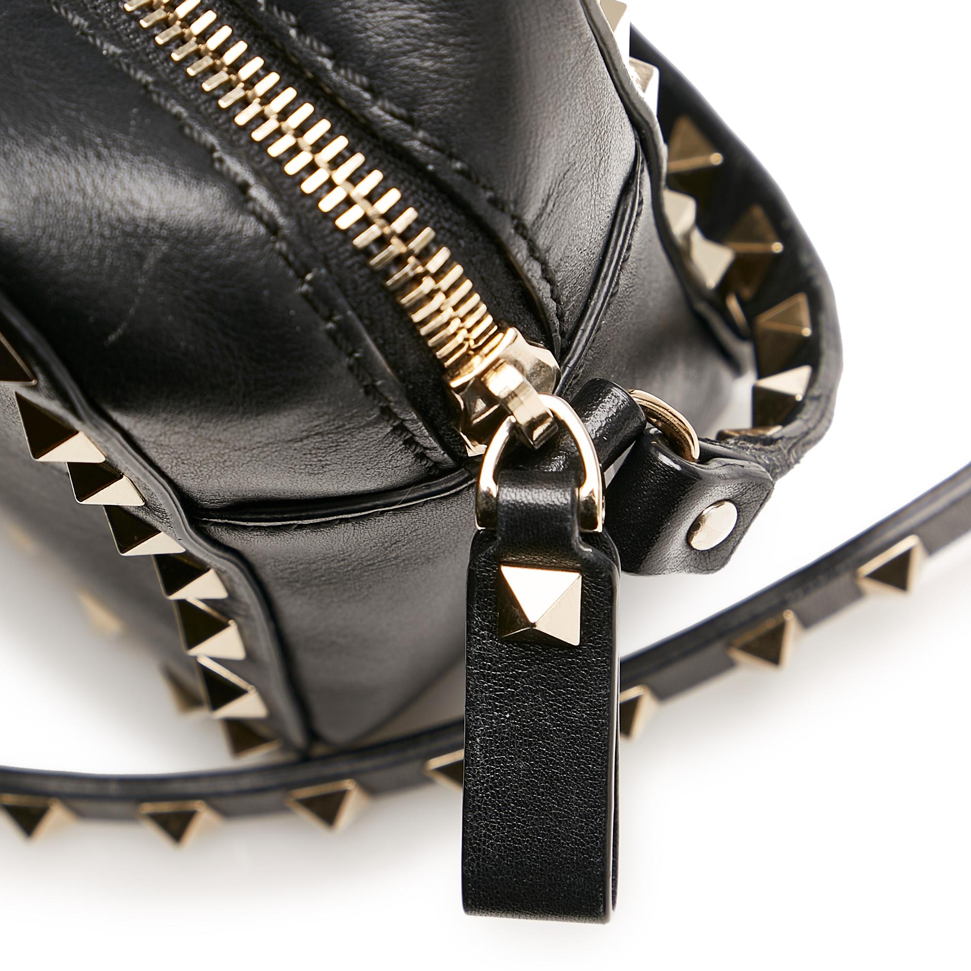 Valentino Rockstud Leather Crossbody Bag (SHG-33912)