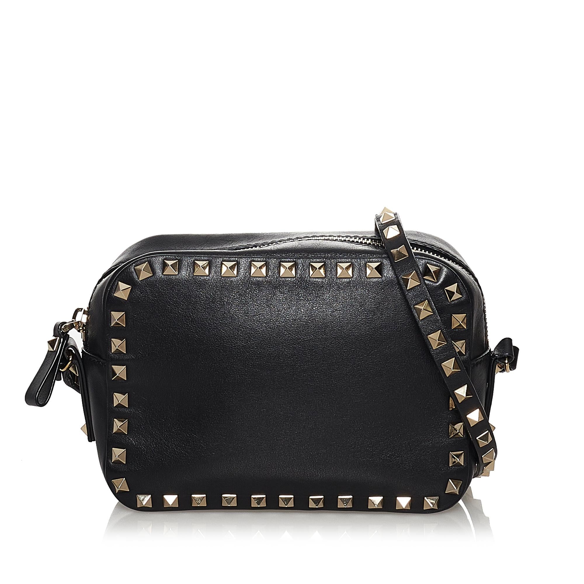Valentino Rockstud Leather Crossbody Bag (SHG-33912)