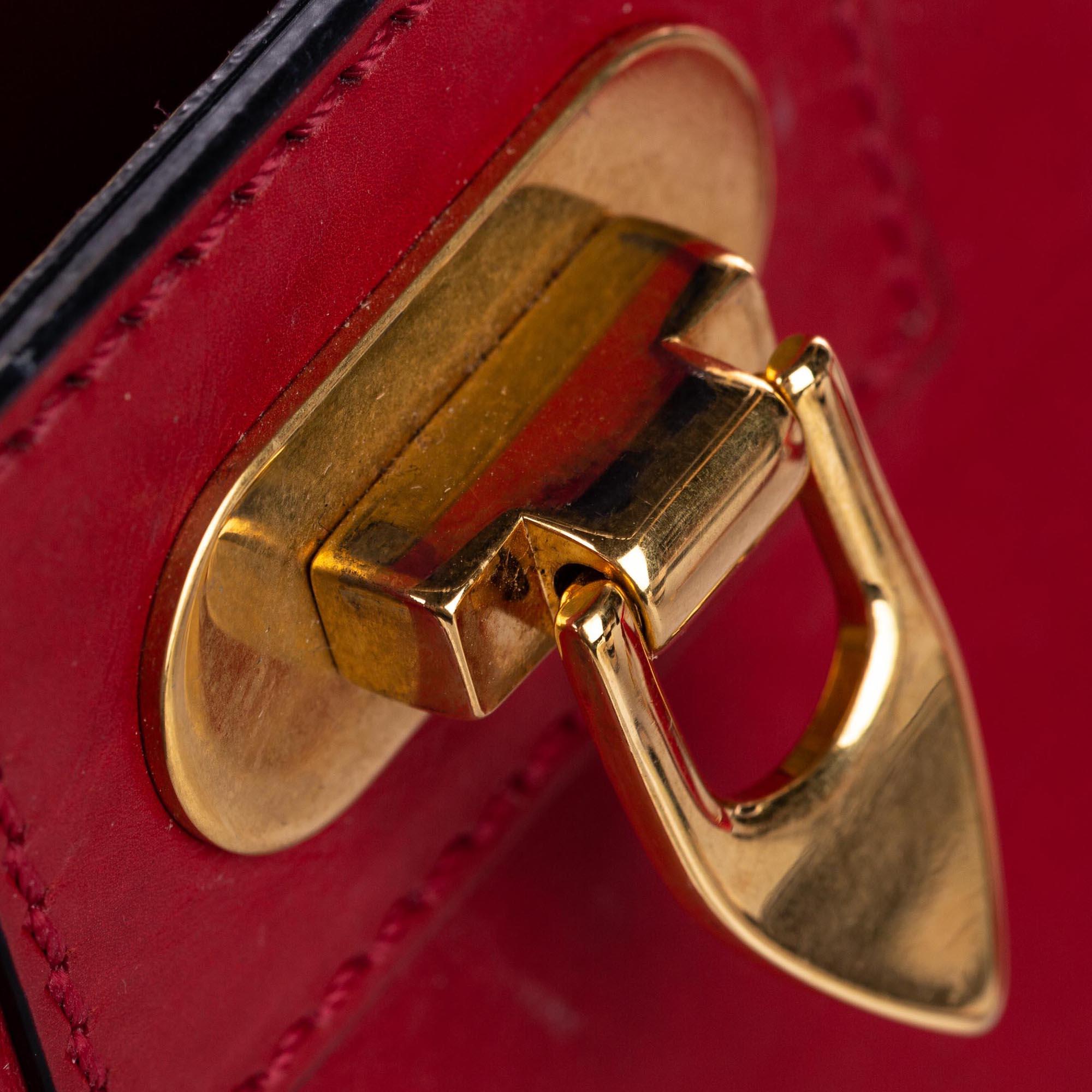 Valentino Rockstud Leather Satchel (SHG-33889)