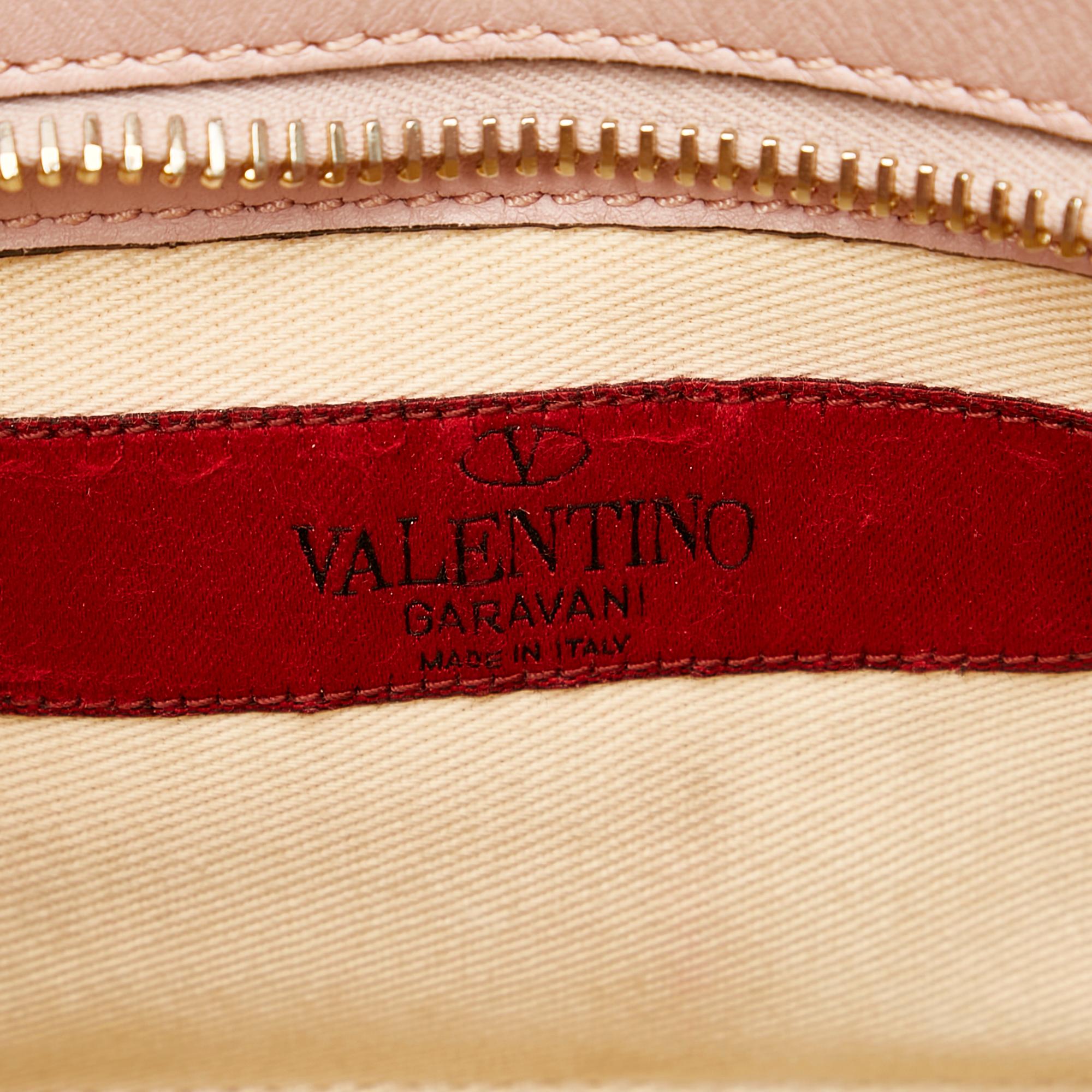 Valentino Rockstud Leather Satchel (SHG-34013)