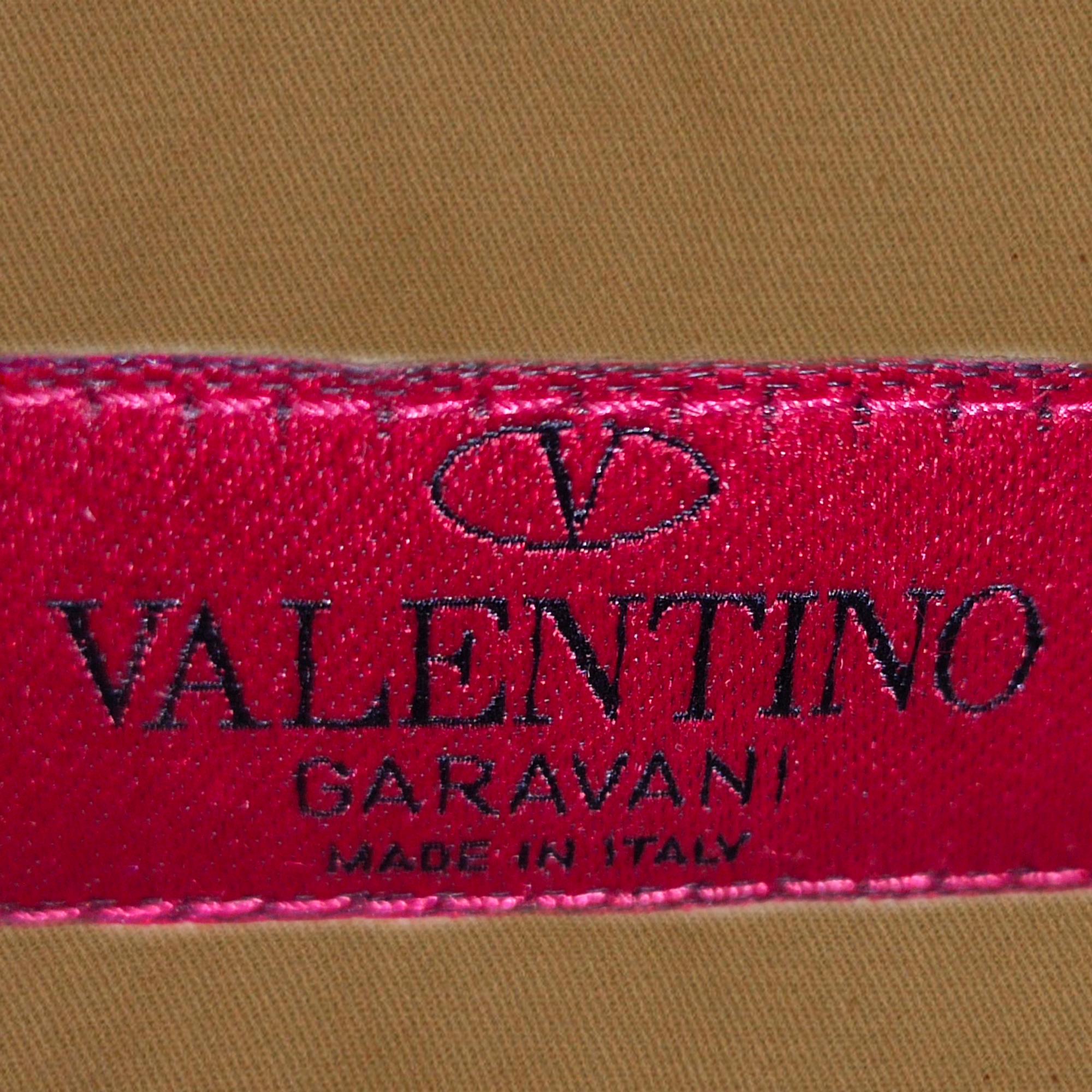 Valentino Rockstud Leather Satchel (SHG-35511)