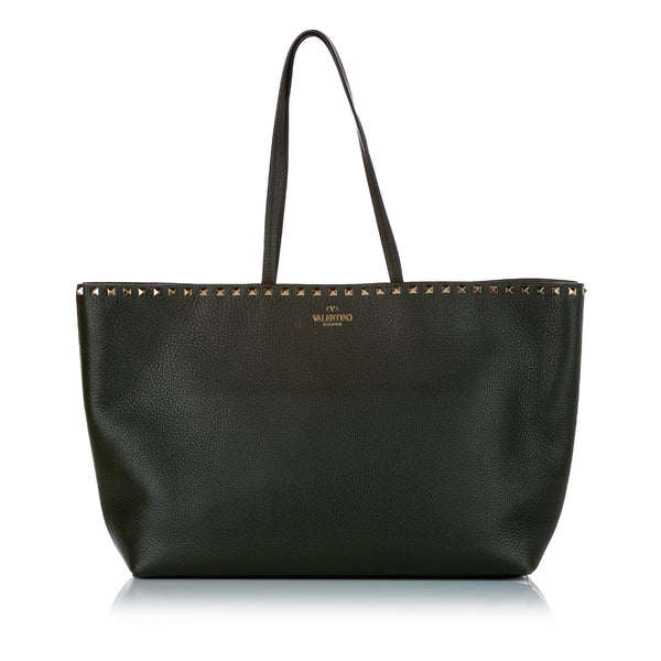 Valentino Rockstud Leather Tote Bag (SHG-26972)