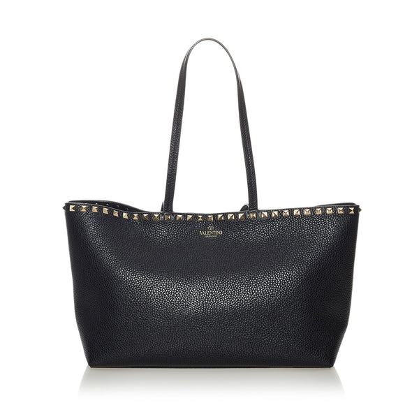 Valentino Rockstud Leather Tote Bag (SHG-28268)