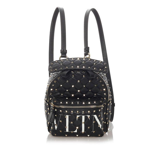 Valentino Rockstud Spike VLTN Leather Backpack (SHG-28243)