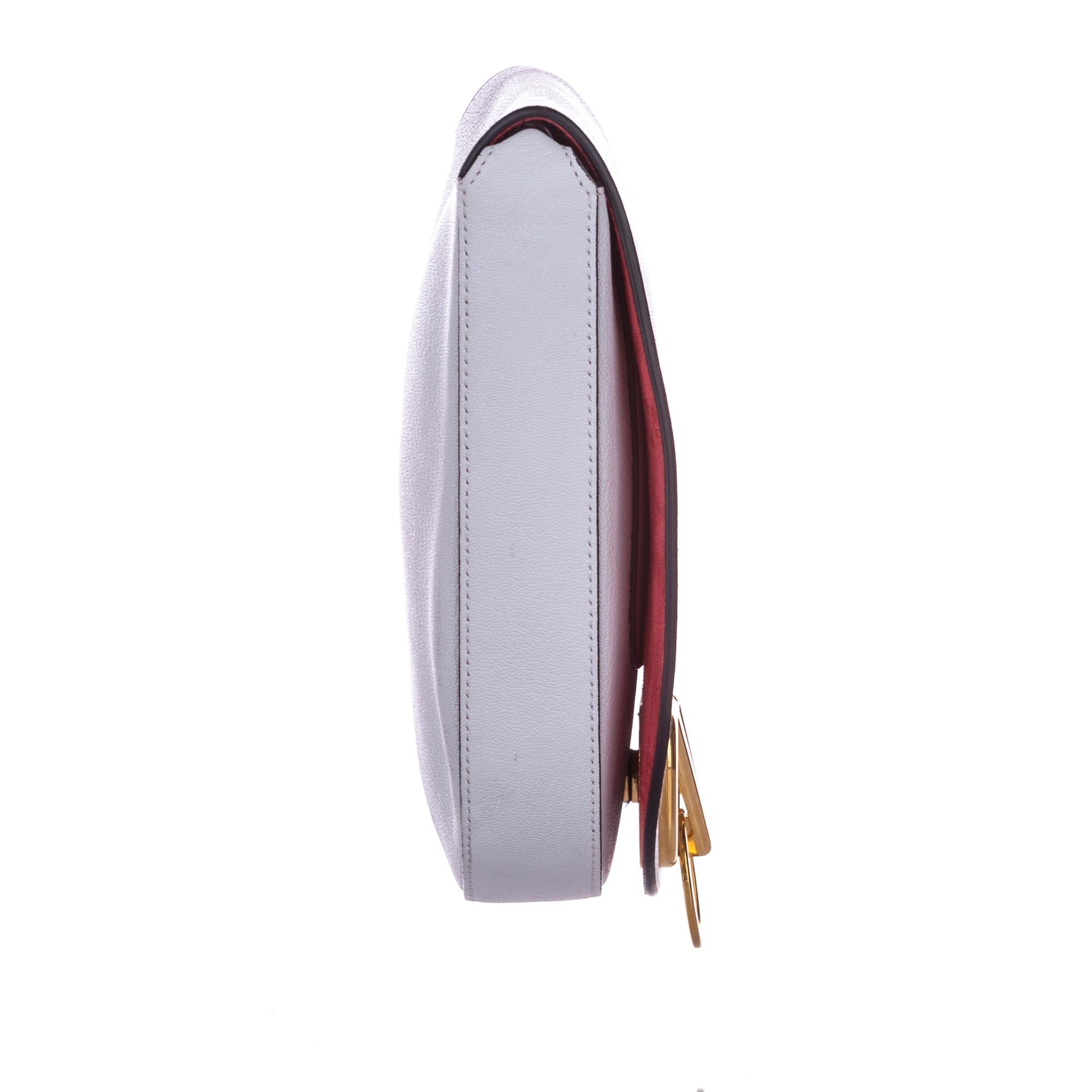 Valentino VRing Leather Saddle Bag (SHG-22715)