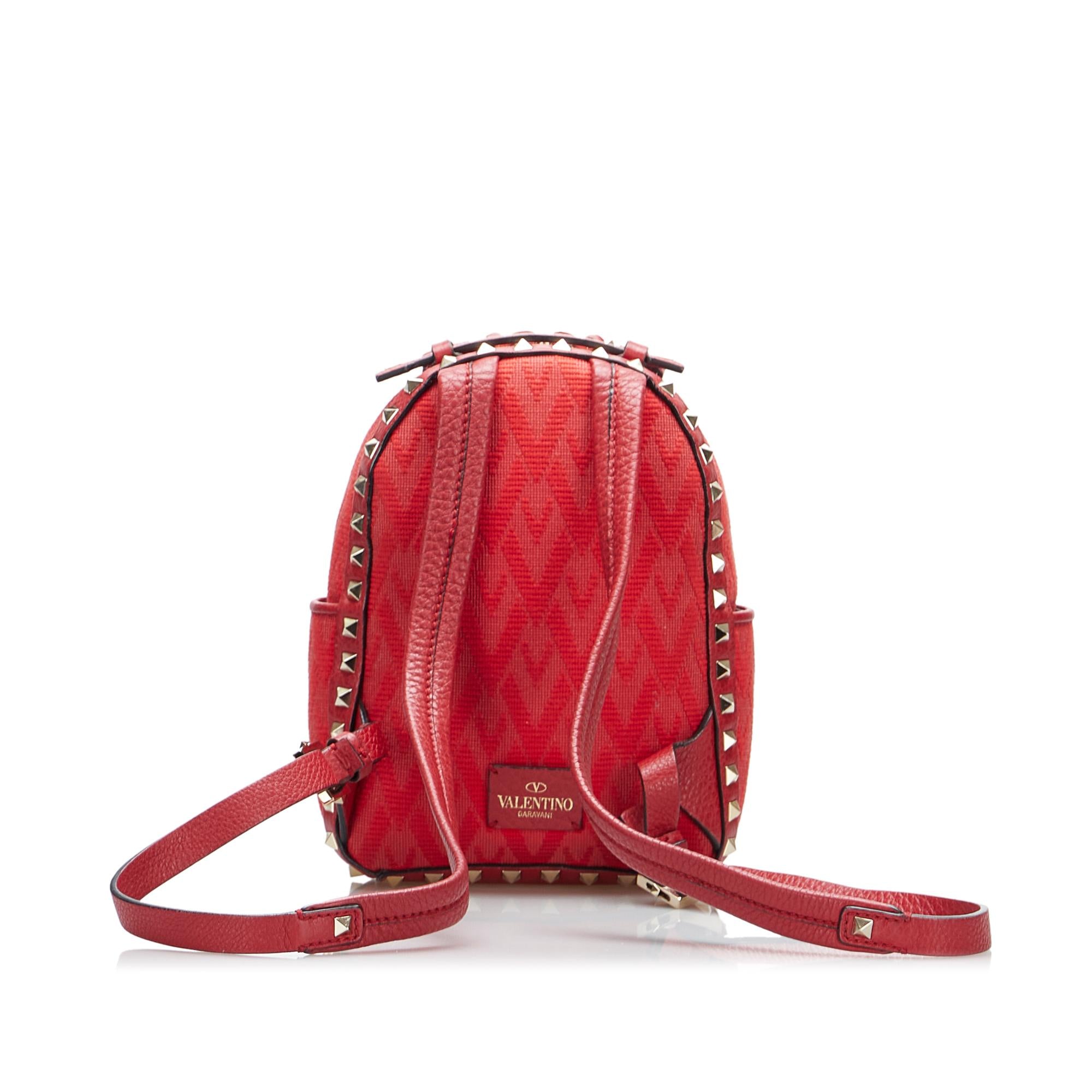 Valentino Viva Valentino Rockstud Backpack (SHG-eltTfT)