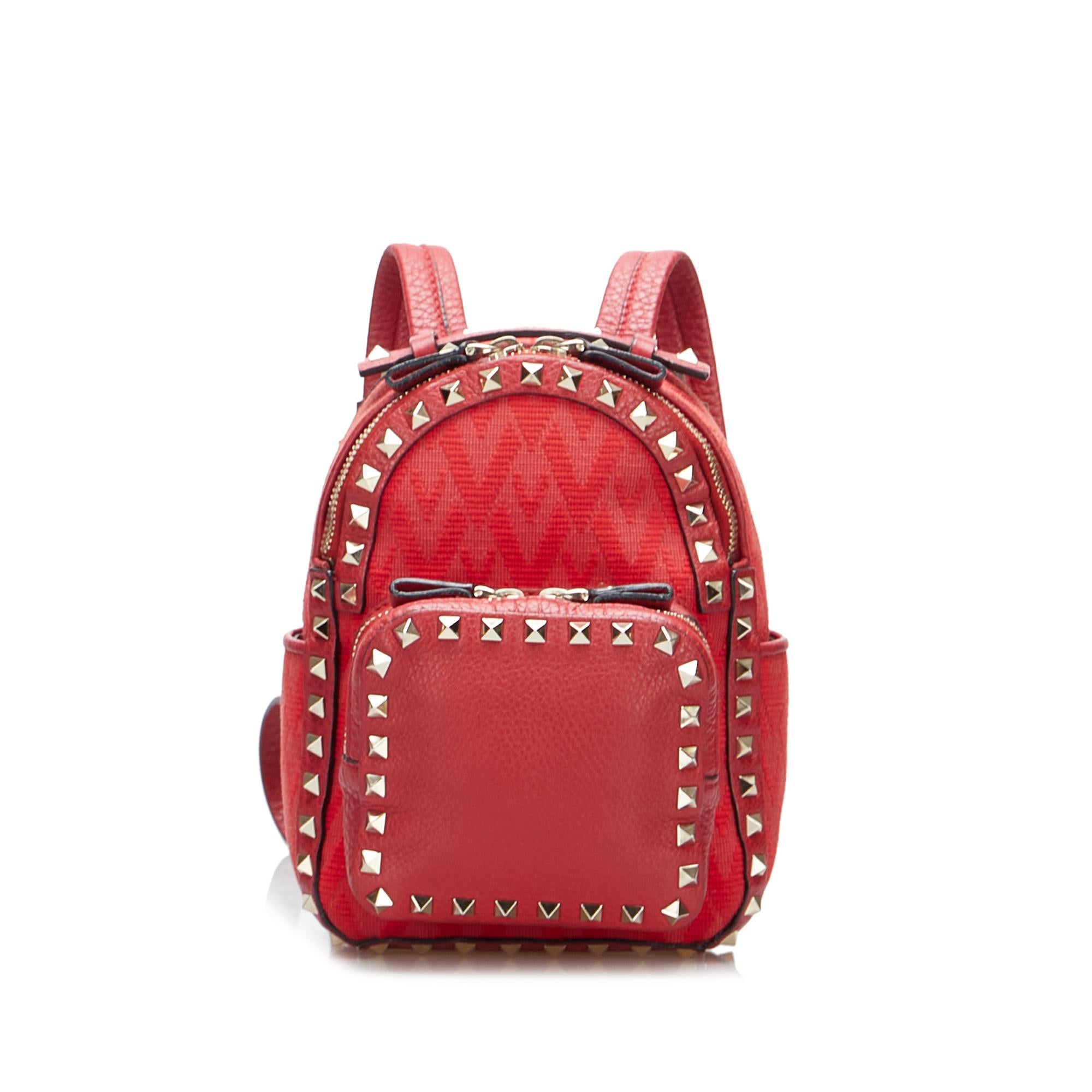 Valentino Viva Valentino Rockstud Backpack (SHG-eltTfT)