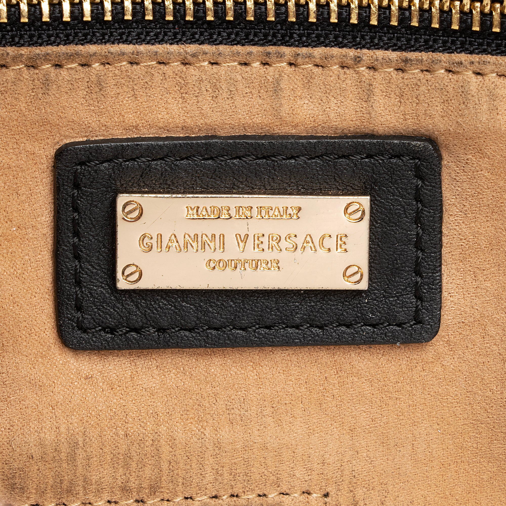 Versace Calfskin La Medusa Convertible Messenger Tote (SHF-XAvM3m)