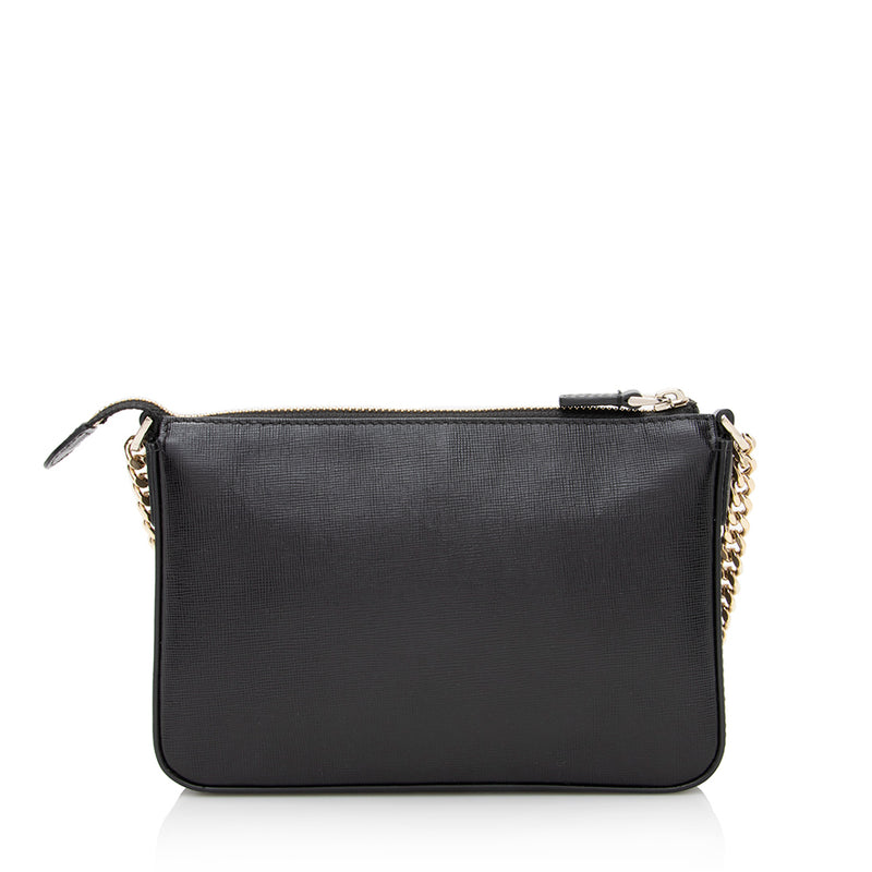 Versace Leather La Medusa Crossbody Bag (SHF-22039)