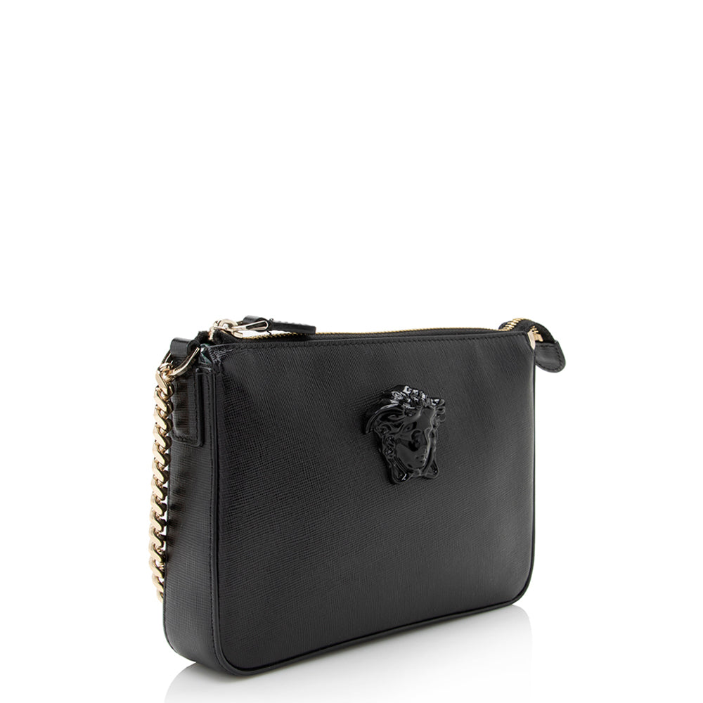 Versace Leather La Medusa Crossbody Bag (SHF-22039)