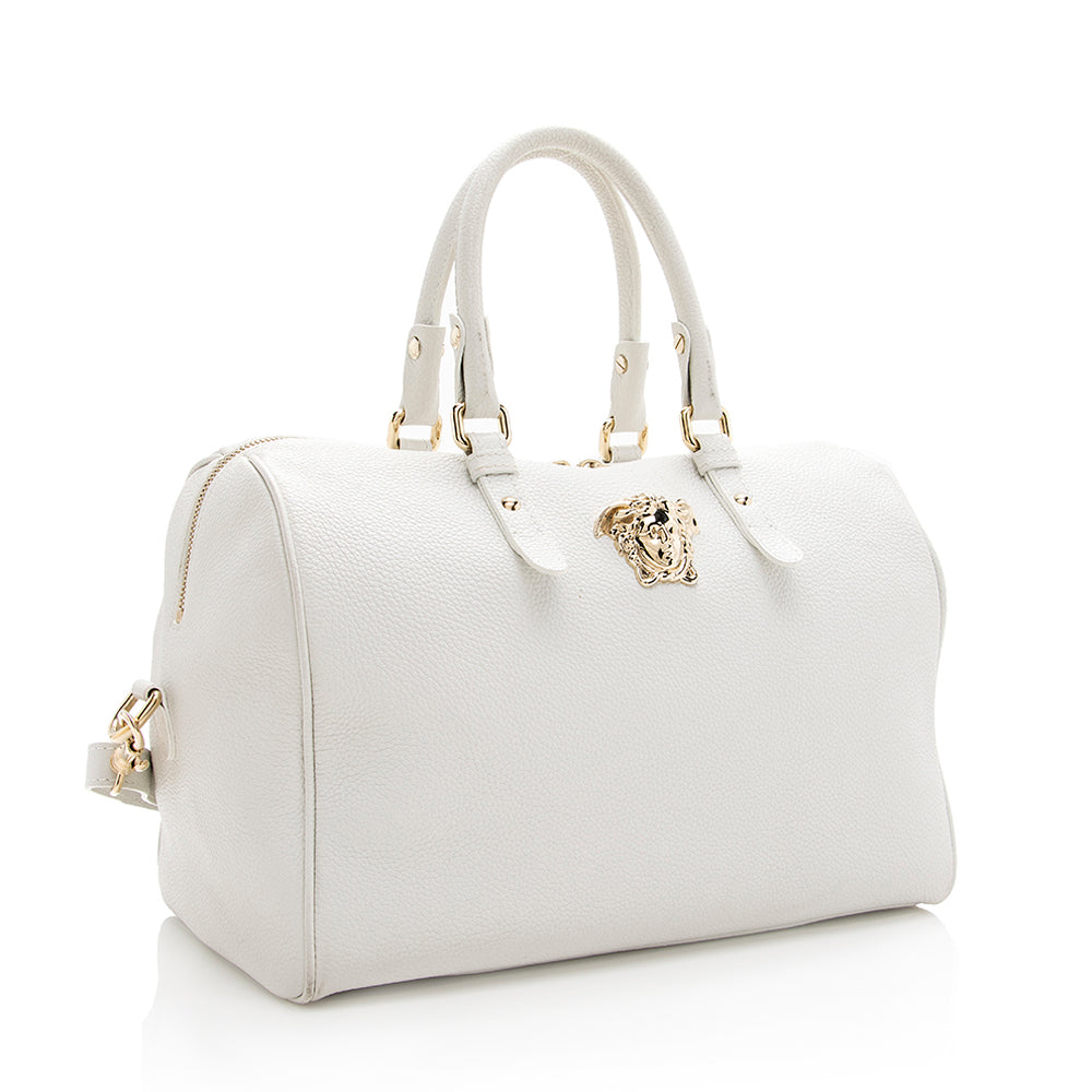 Versace Saffiano Calfskin Palazzo Duffle Bag (SHF-19291)
