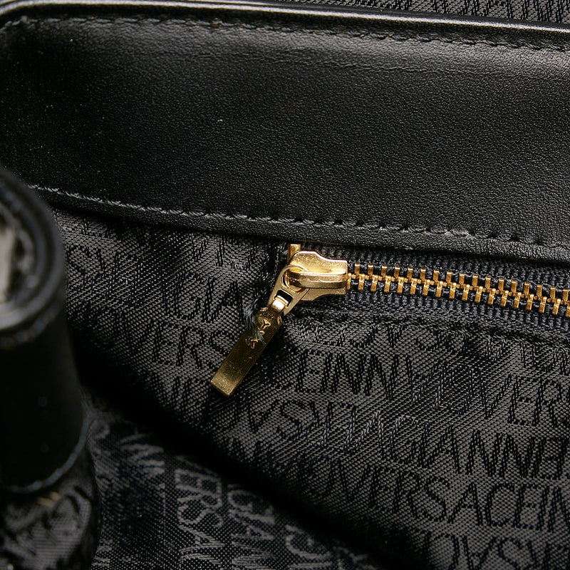 Versace Sunburst Leather Handbag (SHG-27911)